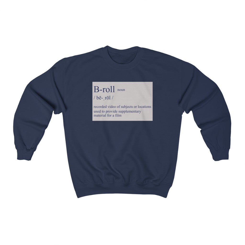 B-roll Crewneck Sweatshirt - FilmSwagStore - Sweatshirt